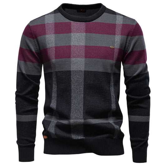 Whitmore™ | Men's Knit Sweater with Diamond Design